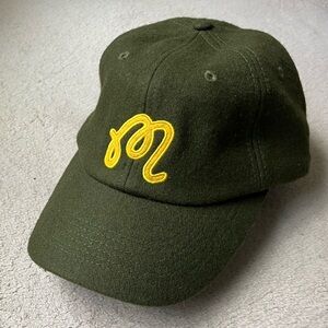 Malbon Wool Cap Army Green